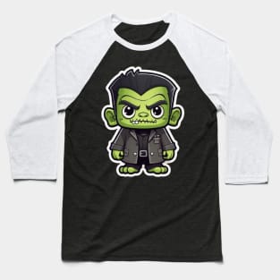 Cute Little Frankenstein Monster Baseball T-Shirt